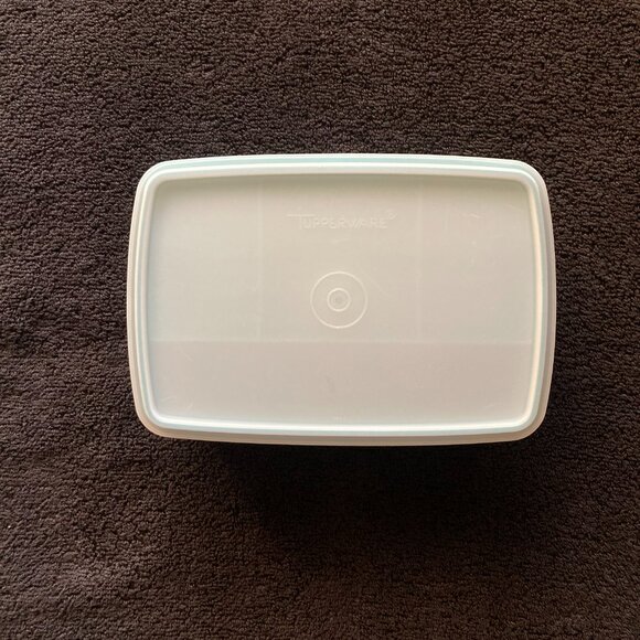 Vintage Tupperware Tuppercraft Stow N Go Divided Green Container - Picture 5 of 6